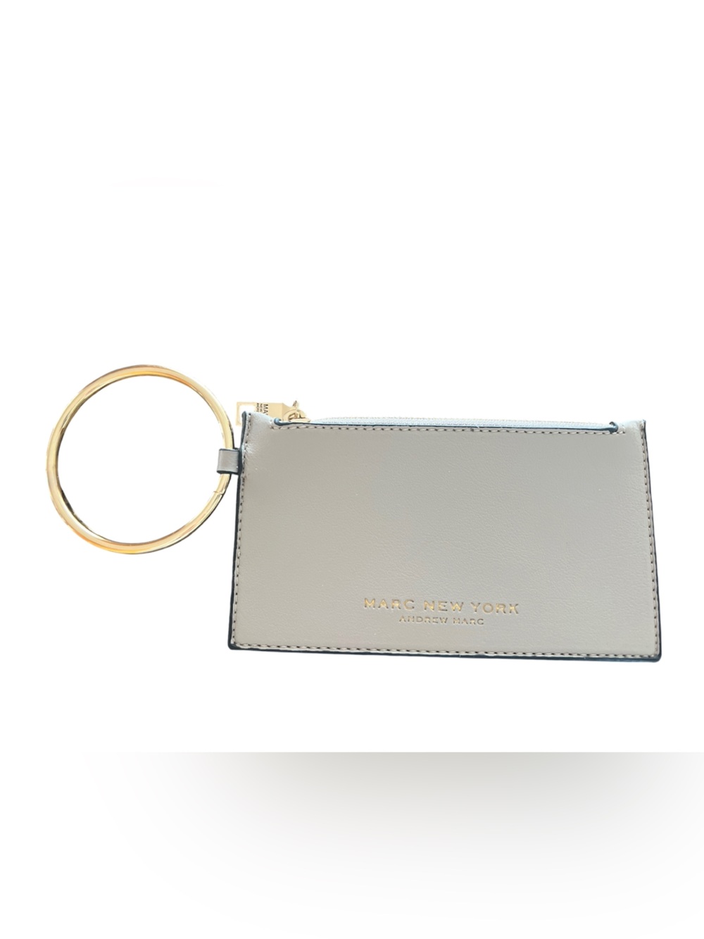 Marc New York by Andrew Marc | Gray Bangle Ring Wristlet & Card Case